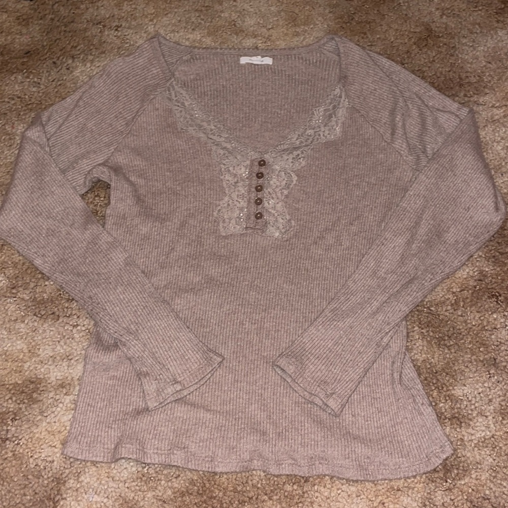 Maurice’s Lace Brown Top